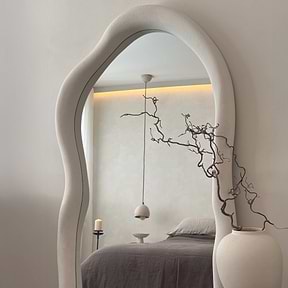 Wabi-Sabi - Large Full Length Concrete Irregular Mirror 170cm x 80cm