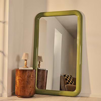 Obsidian - Full Length Rectangular Olive Gloss Extra Large Mirror 200cm x 120cm