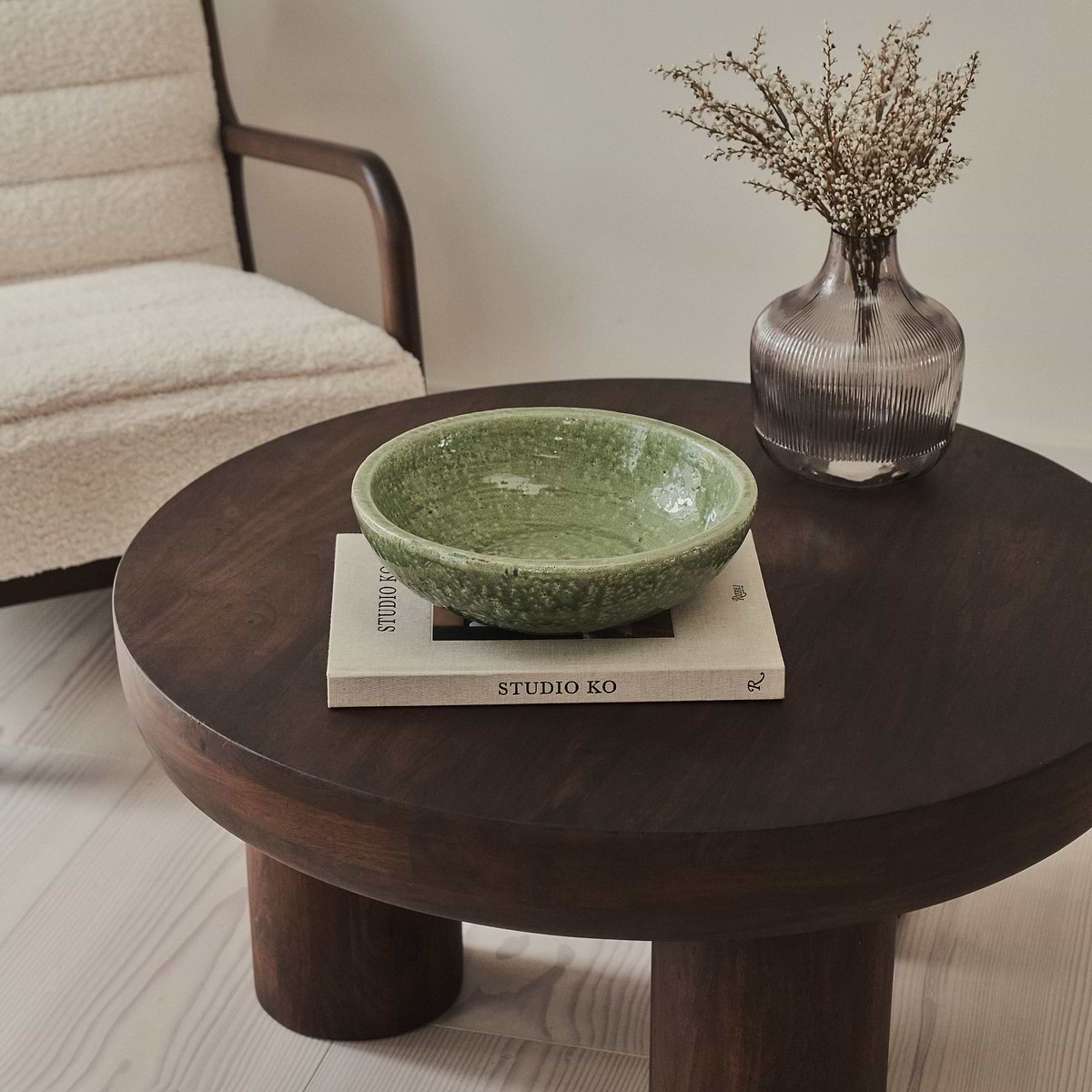 Portera - Jade Green Gloss Ceramic Decorative Bowl