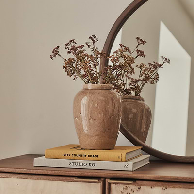 Portera - Caramel Gloss Ceramic Vase