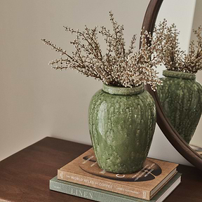 Portera - Jade Green Gloss Ceramic Vase