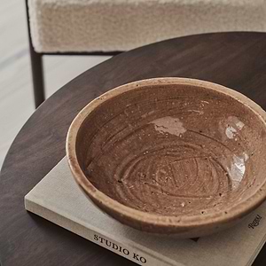 Portera - Caramel Gloss Ceramic Decorative Bowl