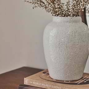 Portera - Ivory Gloss Ceramic Vase