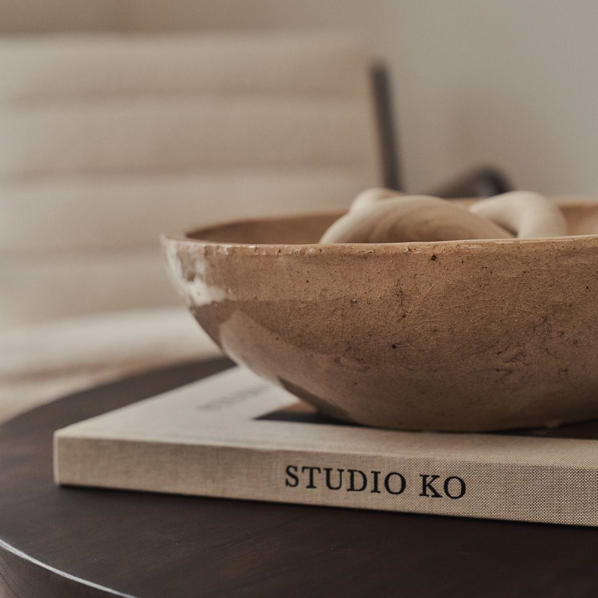 Portera - Caramel Gloss Ceramic Decorative Bowl