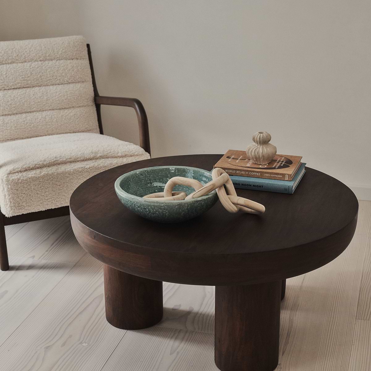 Portera - Coral Blue Gloss Ceramic Decorative Bowl