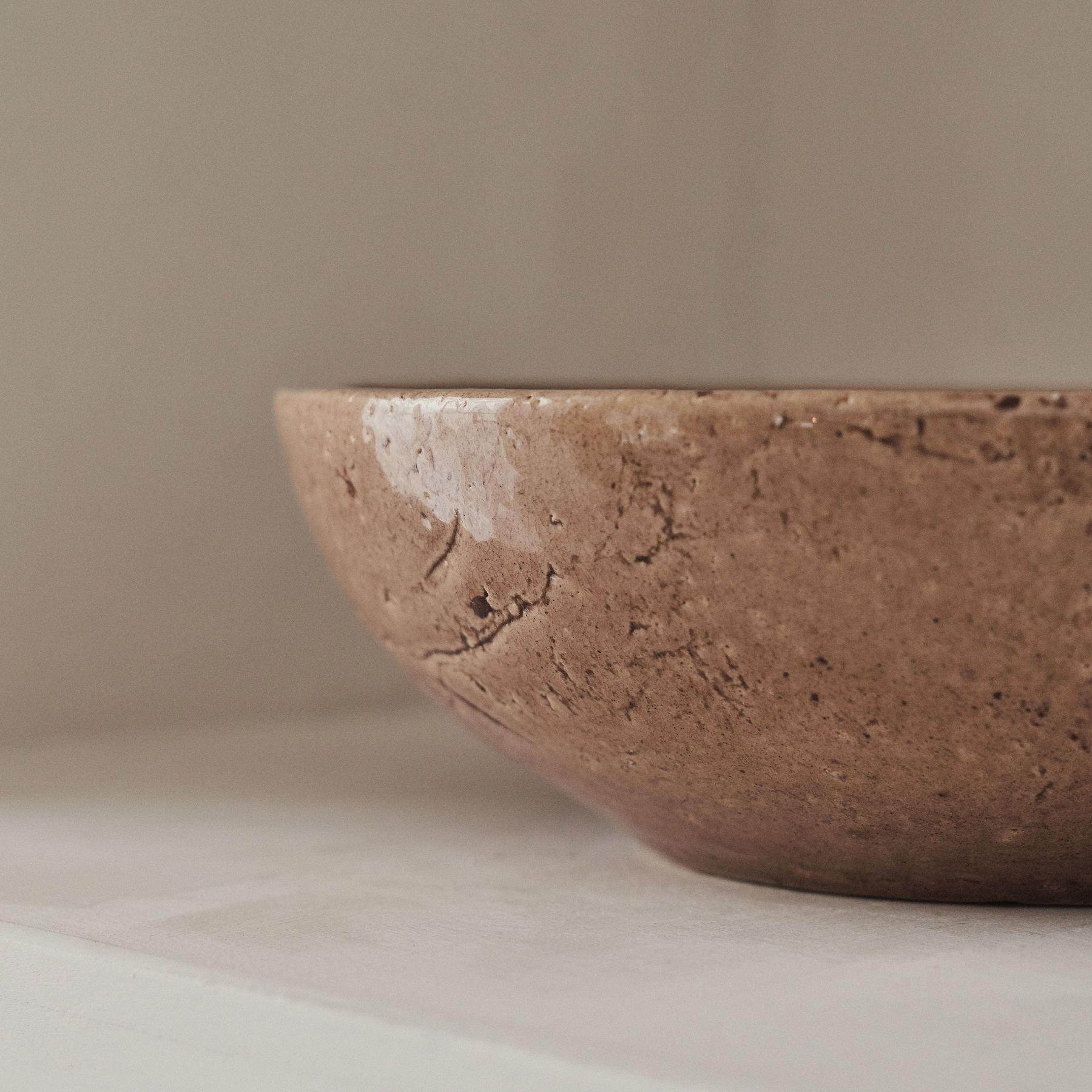 Portera - Caramel Gloss Ceramic Decorative Bowl