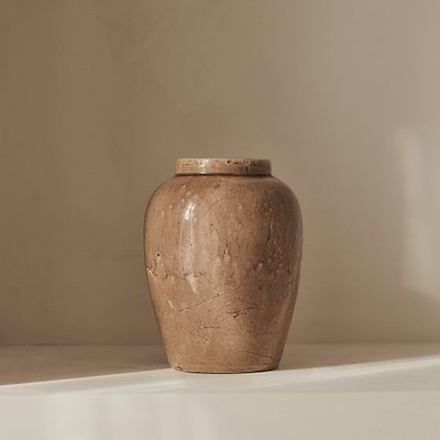 Portera - Caramel Gloss Ceramic Vase