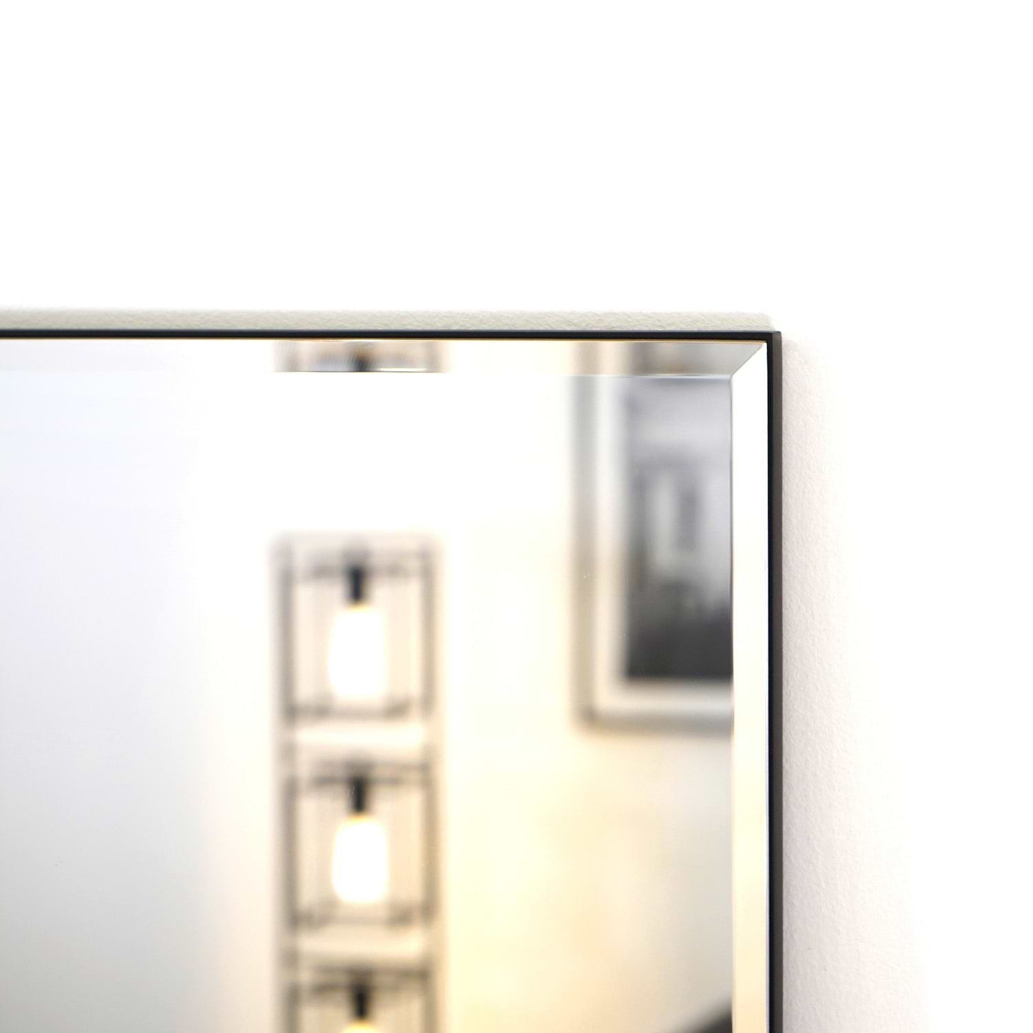 Frameless Contemporary Rectangular Mirror 120cm x 90cm - Edge