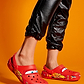 Crocs Disney/Pixar Lightning McQueen Adult Clog - כפכפי קרוקס ספידי מקווין בצבע אדום פליים