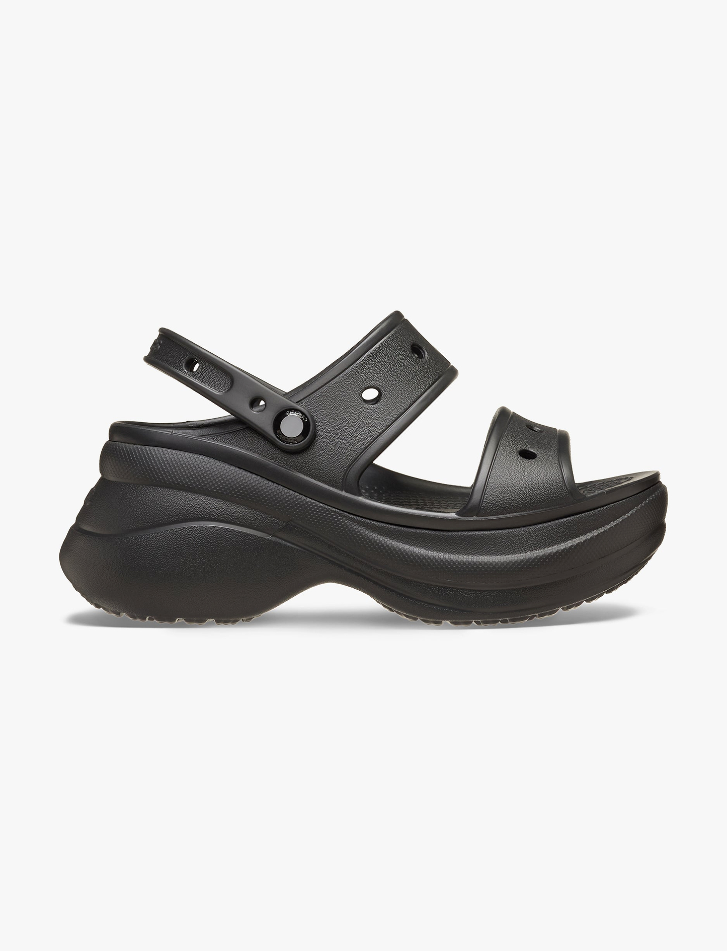 Crocs Women's Classic Bae Sandal - סנדלי פלטפורמה ביי קרוקס לנשים בצבע שחור