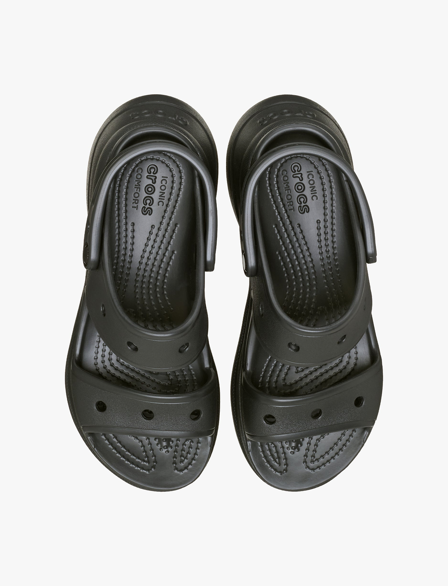 Crocs Women's Classic Bae Sandal - סנדלי פלטפורמה ביי קרוקס לנשים בצבע שחור