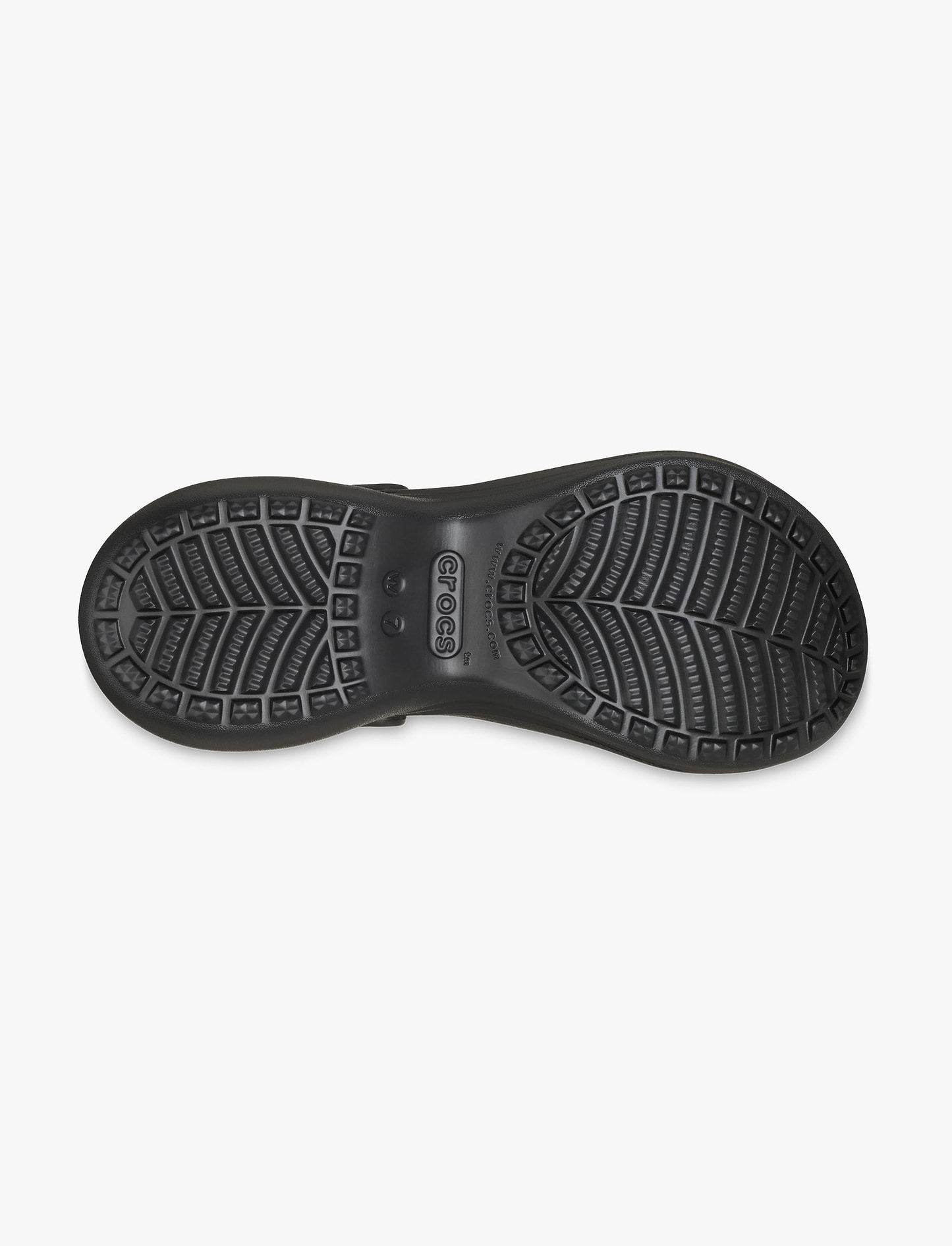 Crocs Women's Classic Bae Sandal - סנדלי פלטפורמה ביי קרוקס לנשים בצבע שחור