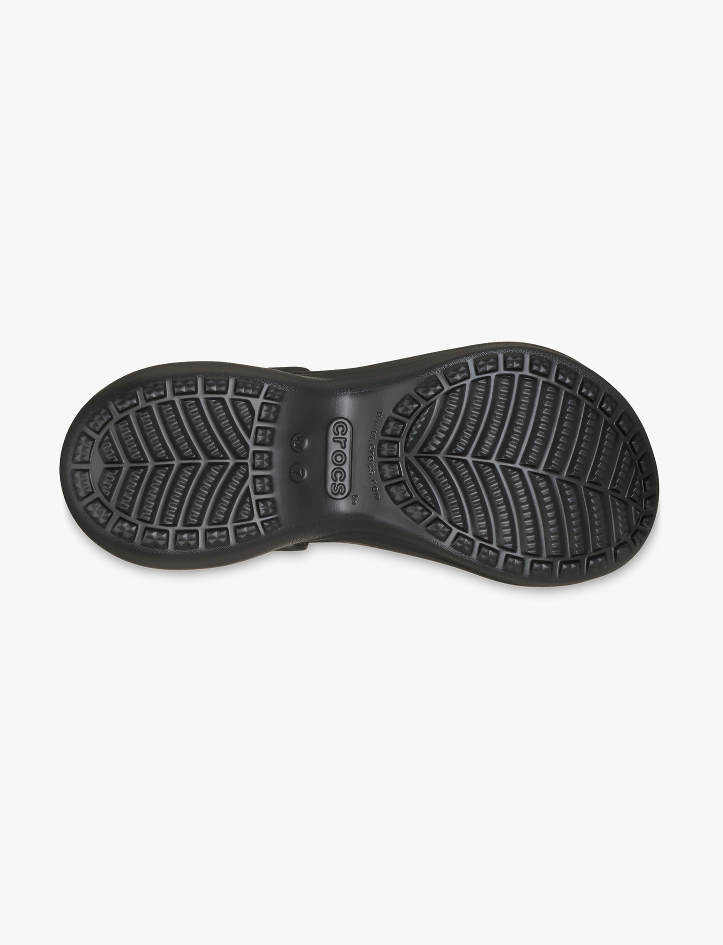 Crocs Women's Classic Bae Sandal - סנדלי פלטפורמה ביי קרוקס לנשים בצבע שחור