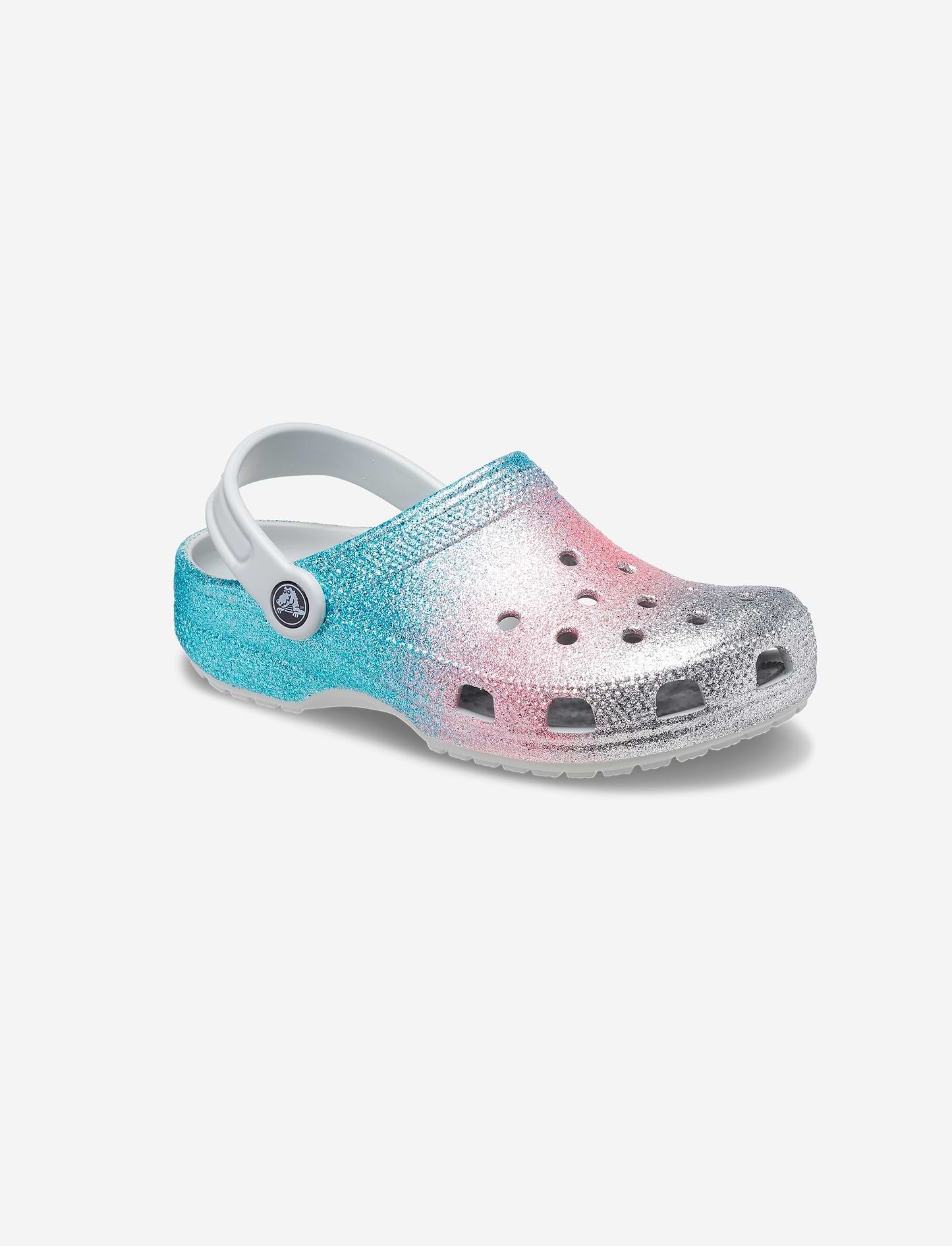 Crocs Classic Glitter Clog T - כפכף לילדות קרוקס קלאסי בהדפס נצנצים מידות קטנות