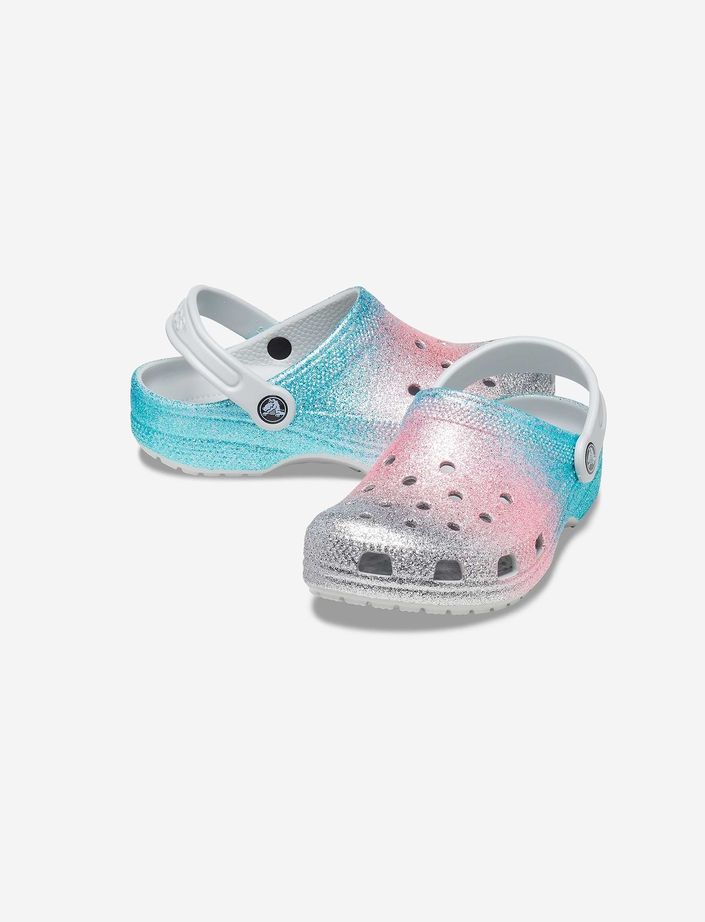 Crocs Classic Glitter Clog T - כפכף לילדות קרוקס קלאסי בהדפס נצנצים מידות קטנות