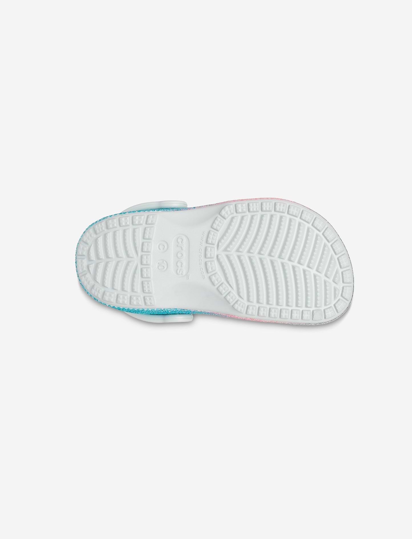 Crocs Classic Glitter Clog T - כפכף לילדות קרוקס קלאסי בהדפס נצנצים מידות קטנות