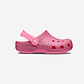 Crocs Classic Glitter Clog T - כפכף לילדות קרוקס קלאסי בהדפס נצנצים מידות קטנות