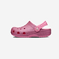 Crocs Classic Glitter Clog T - כפכף לילדות קרוקס קלאסי בהדפס נצנצים מידות קטנות