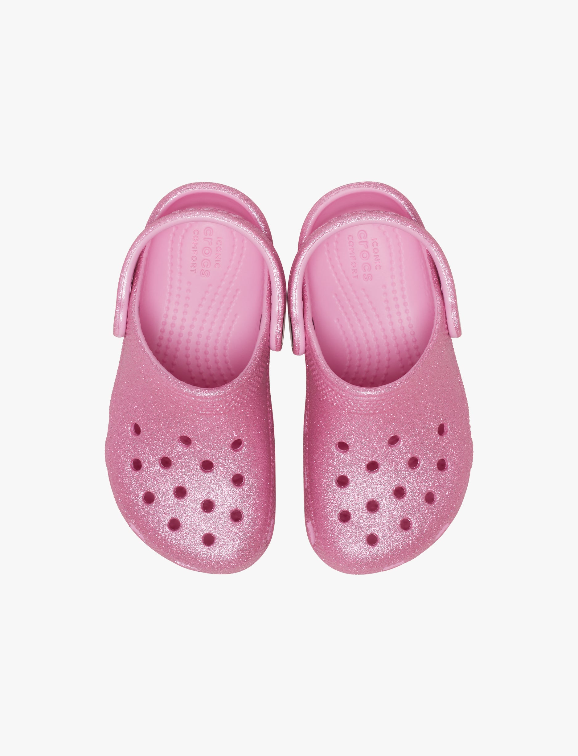 Crocs Classic Glitter Clog T - כפכף לילדות קרוקס קלאסי בהדפס נצנצים מידות קטנות