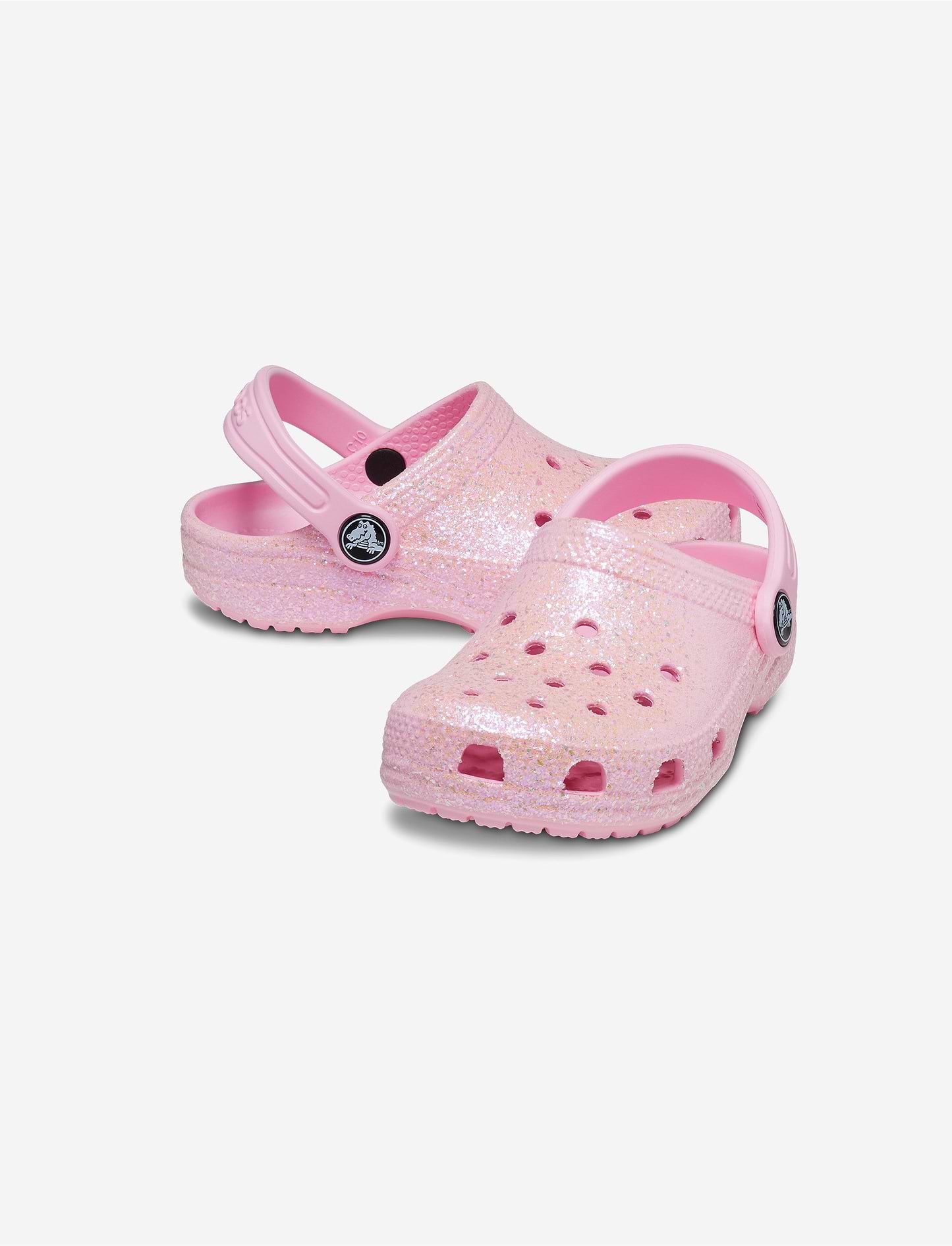 Crocs Classic Glitter Clog K - כפכף קרוקס קלאסי לילדות בהדפס נצנצים
