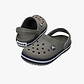 Crocs CrocBand Clog T - כפכפים לילדים קרוקס קרוקבנד בצבע אפור/נייבי מידות קטנות