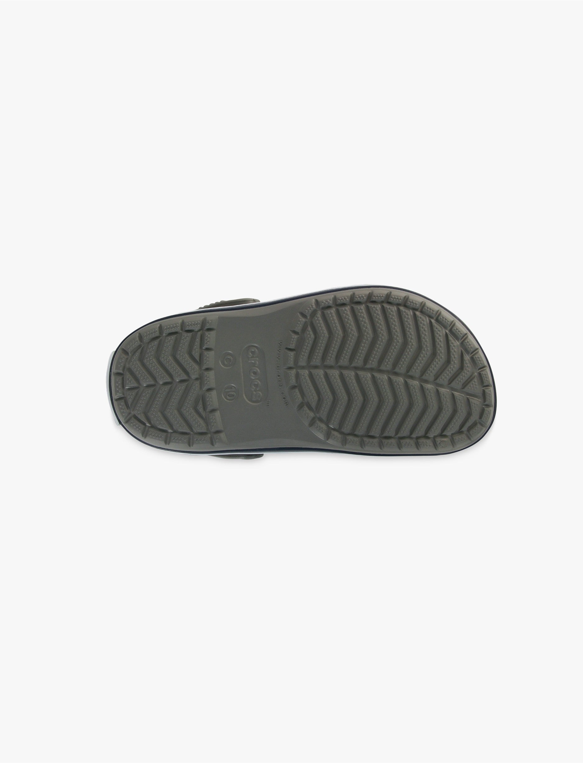 Crocs CrocBand Clog T - כפכפים לילדים קרוקס קרוקבנד בצבע אפור/נייבי מידות קטנות