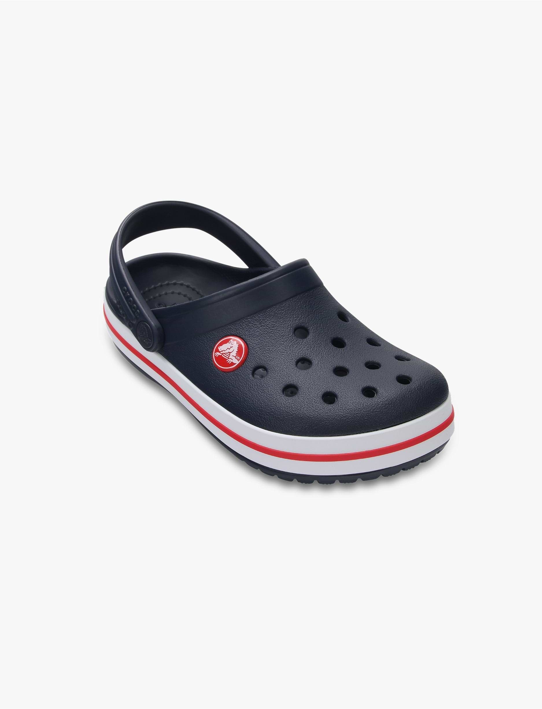 Crocs CrocBand Clog T - כפכפים לילדים קרוקס קרוקבנד בצבע נייבי/אדום מידות קטנות