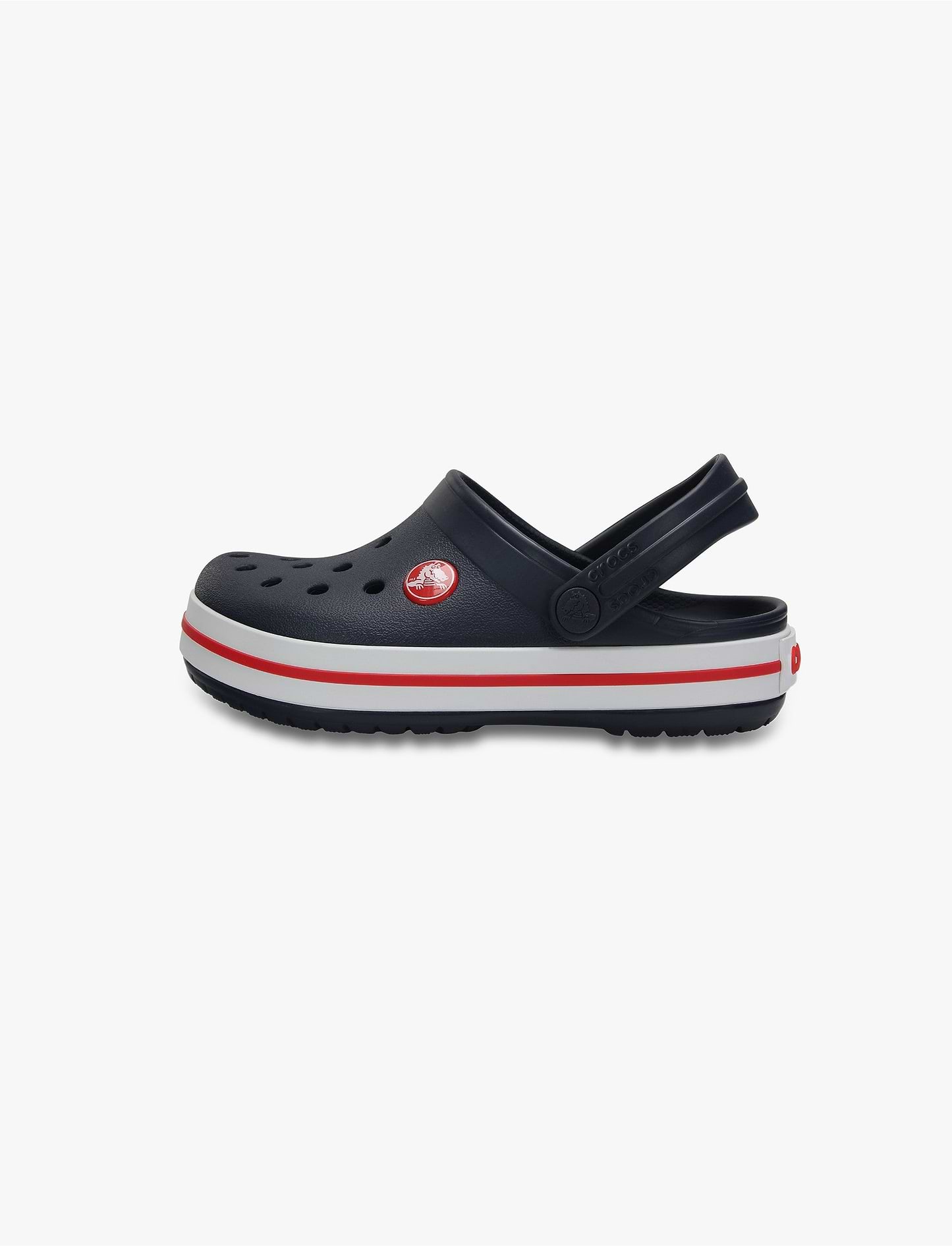 Crocs CrocBand Clog T - כפכפים לילדים קרוקס קרוקבנד בצבע נייבי/אדום מידות קטנות