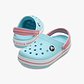 Crocs CrocBand Clog T - כפכפים לילדים קרוקס קרוקבנד בצבע כחול אייס/לבן מידות קטנות