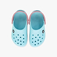 Crocs CrocBand Clog T - כפכפים לילדים קרוקס קרוקבנד בצבע כחול אייס/לבן מידות קטנות
