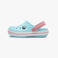 Crocs CrocBand Clog T - כפכפים לילדים קרוקס קרוקבנד בצבע כחול אייס/לבן מידות קטנות