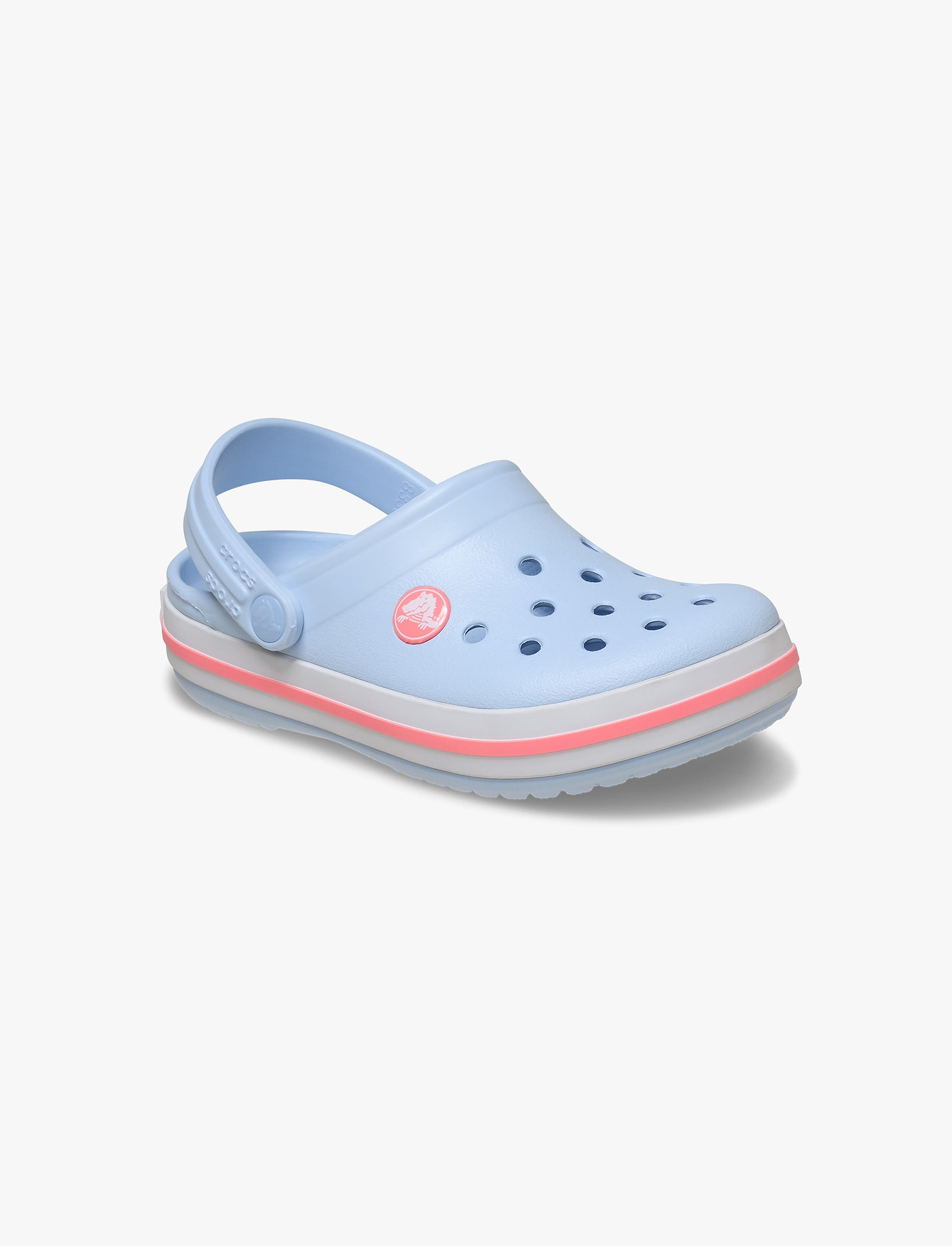 Crocs CrocBand Clog T - כפכפים לילדים קרוקס קרוקבנד בצבע כחול פרוסט/גויאבה מידות קטנות