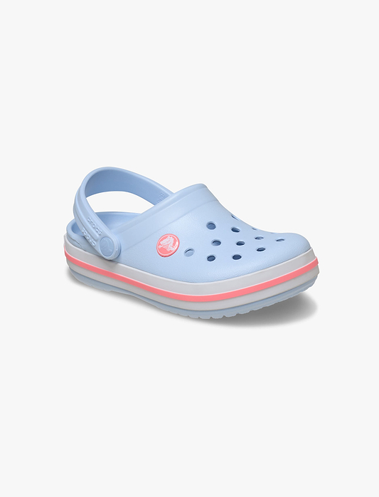 Crocs CrocBand Clog T - כפכפים לילדים קרוקס קרוקבנד בצבע כחול פרוסט/גויאבה מידות קטנות