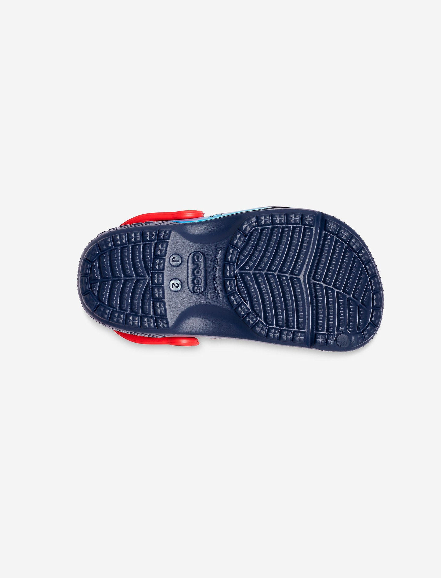 Crocs Kids Fun Lab Avengers Patch Clog - כפכפי קרוקס לילדים בהדפס גיבורי על מרבל
