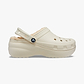 Crocs Classic Platform Lined Clog W - כפכפי קרוקס פלטפורמה עם פרווה לנשים
