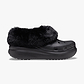 Crocs Furever Crush - כפכפי פלטפורמה קרוקס קראש עם פרווה לנשים