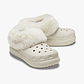 Crocs Furever Crush - כפכפי פלטפורמה קרוקס קראש עם פרווה לנשים