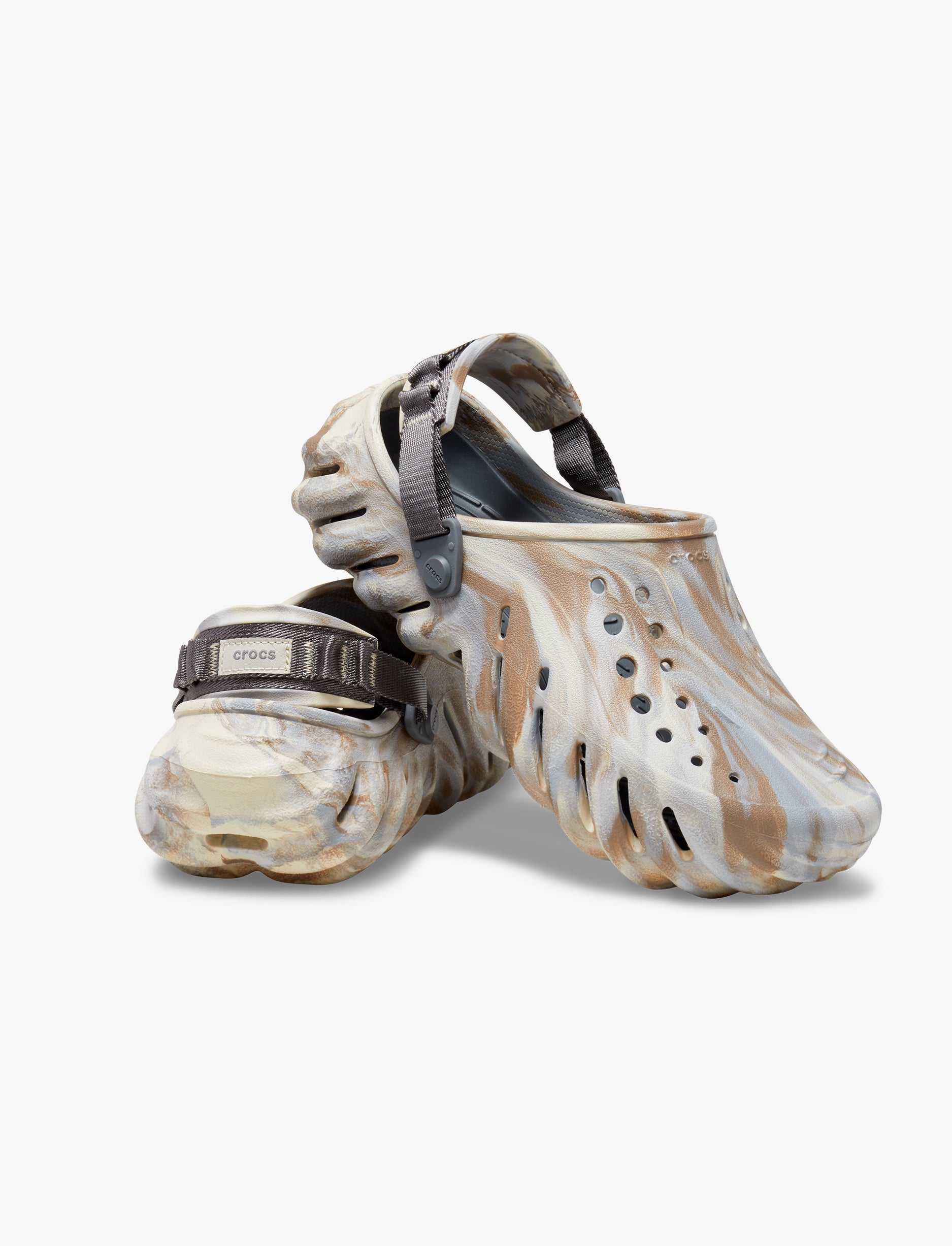 Crocs Echo Marbled Clog - כפכפי קרוקס אקו מרבלד