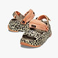 Crocs Classic Hiker Xscape Animal Print Sandal - סנדלי קרוקס  פלטפורמה לנשים
