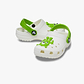 Crocs Classic Glow Alien Clog T - כפכפי קרוקס קלוג בצבע לבן עם דמות חייזר ירוק