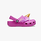 Crocs Classic I AM Unicorn Clog K - כפכפי קלוג קרוקס לילדות בעיצוב יוניקורן חד קרן בצבע ורוד ג'וס