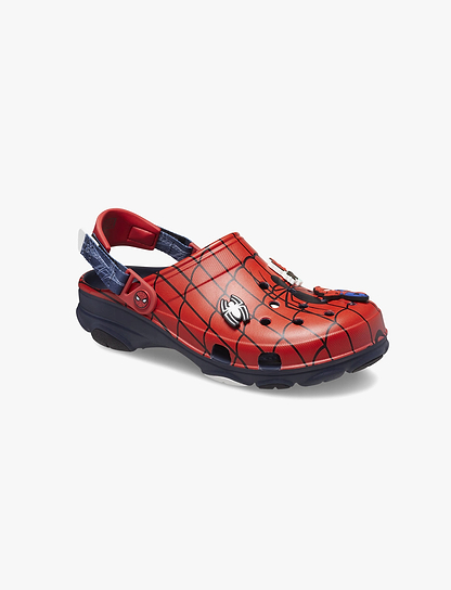 Crocs Spider-Man All Terrain Clog T - כפכפי קרוקס קלוג ספיידרמן לילדים בתבע אדום/שחור