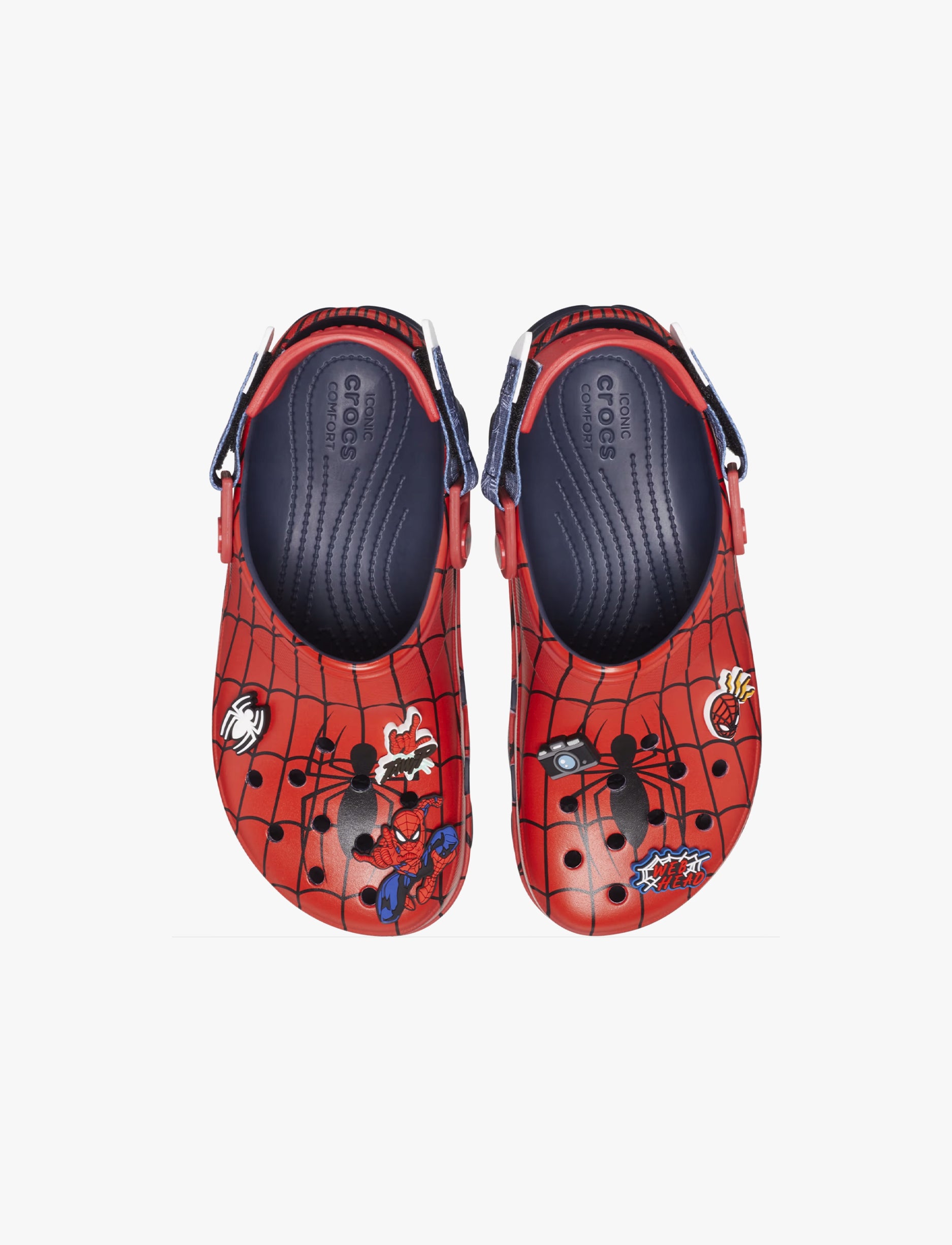 Crocs Spider-Man All Terrain Clog T - כפכפי קרוקס קלוג ספיידרמן לילדים בתבע אדום/שחור