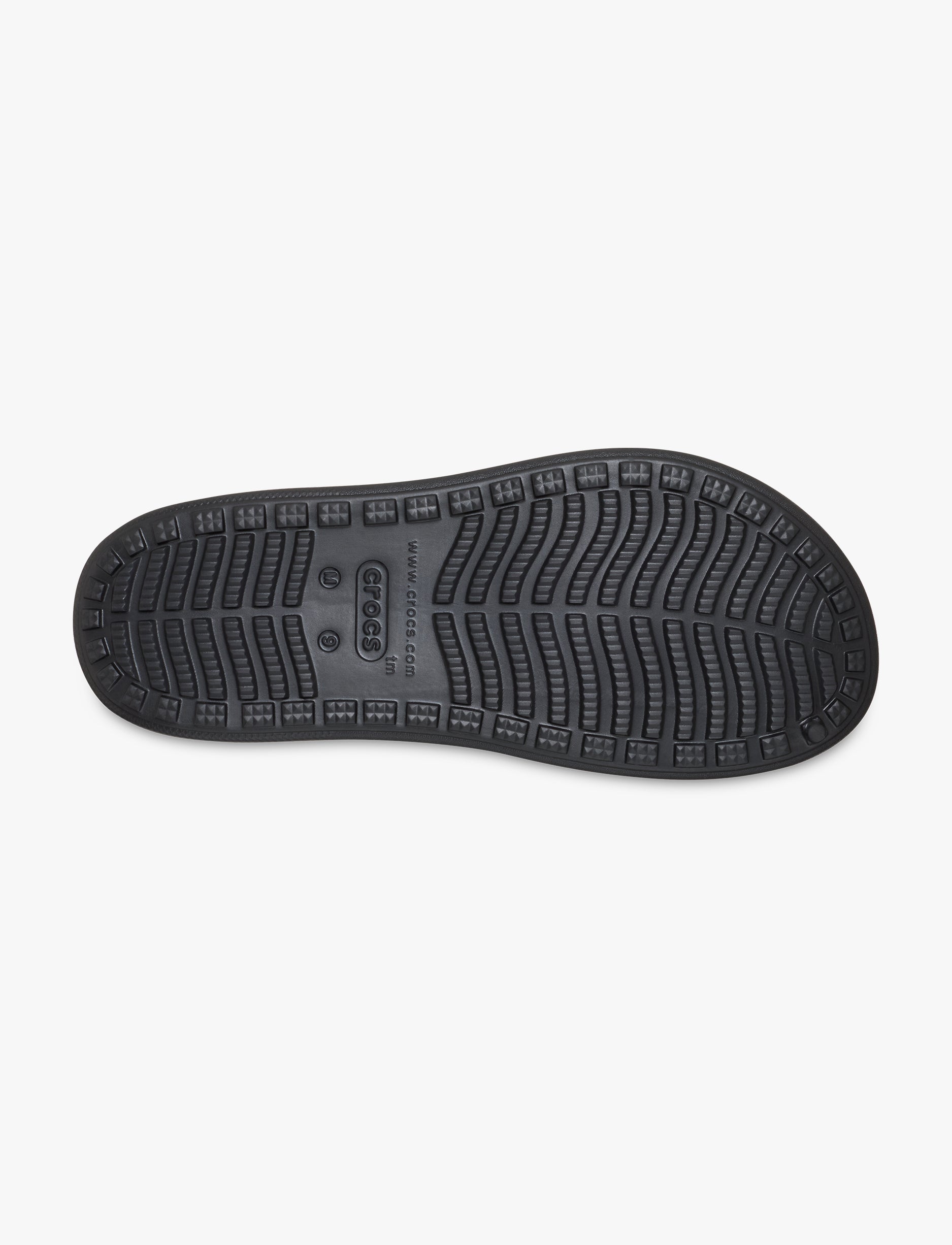Crocs Yukon Vista II LR Flip - כפכפי אצבע קרוקס יוקון ויסטה לגברים בצבע שחור/שחור