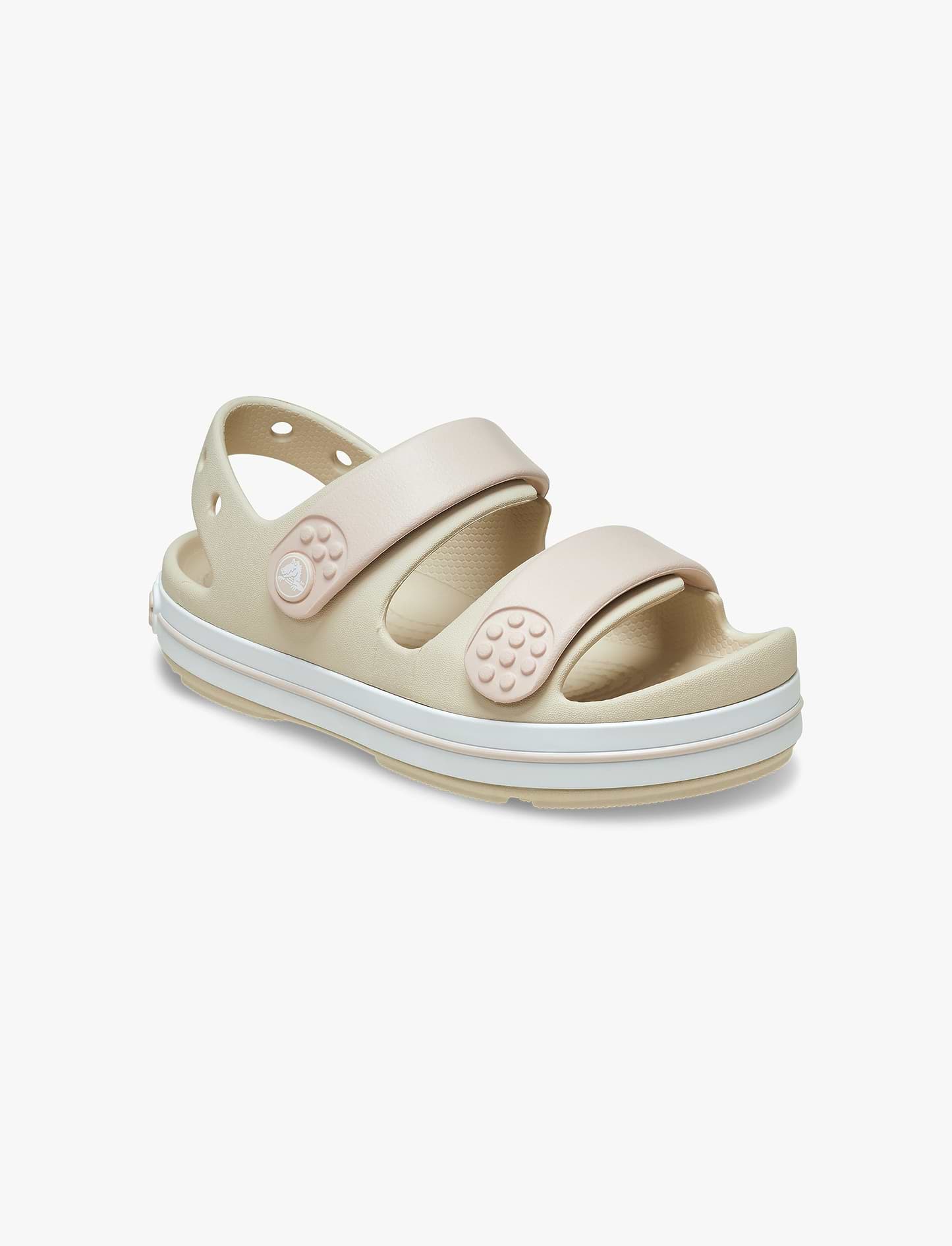 Crocs Crocband Cruiser Sandal T - סנדלי קרוקבנד לילדים בצבע אבן חול מידות קטנות