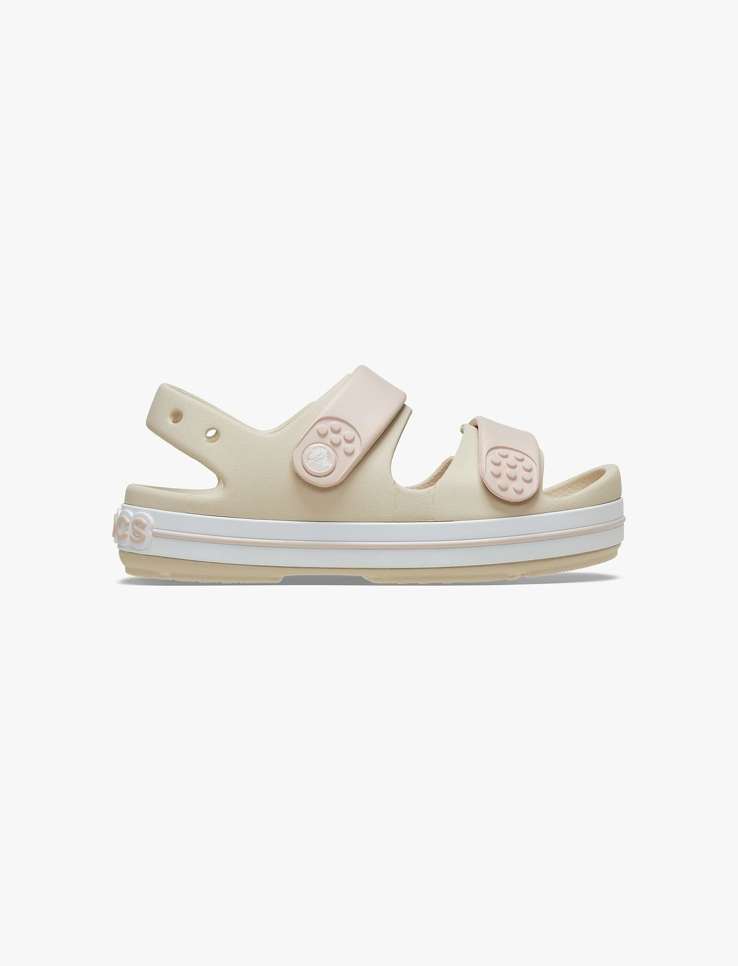 Crocs Crocband Cruiser Sandal T - סנדלי קרוקבנד לילדים בצבע אבן חול מידות קטנות