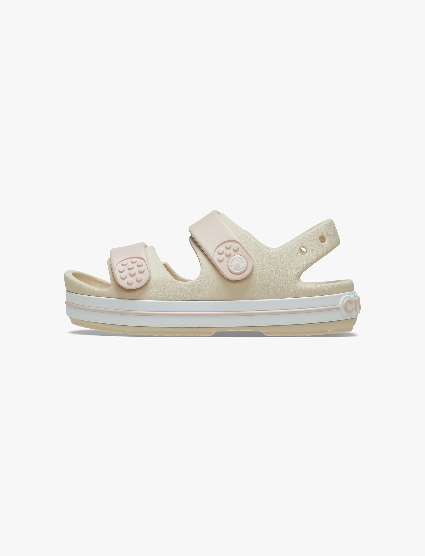 Crocs Crocband Cruiser Sandal T - סנדלי קרוקבנד לילדים בצבע אבן חול מידות קטנות
