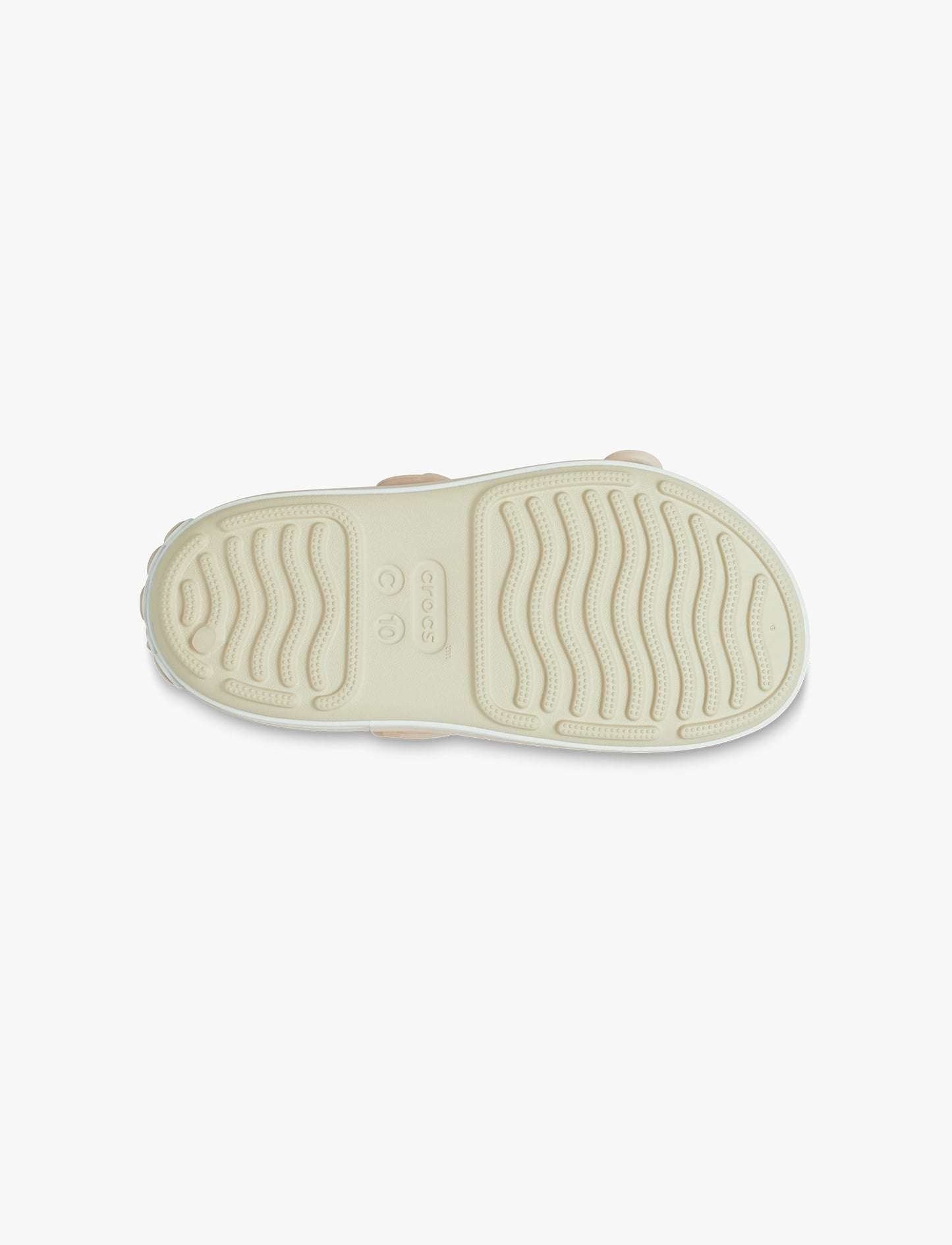 Crocs Crocband Cruiser Sandal T - סנדלי קרוקבנד לילדים בצבע אבן חול מידות קטנות