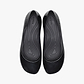 Crocs Brooklyn High Shine Flat - נעלי קרוקס שטוחות לנשים בצבע שחור