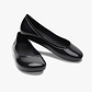 Crocs Brooklyn High Shine Flat - נעלי קרוקס שטוחות לנשים בצבע שחור